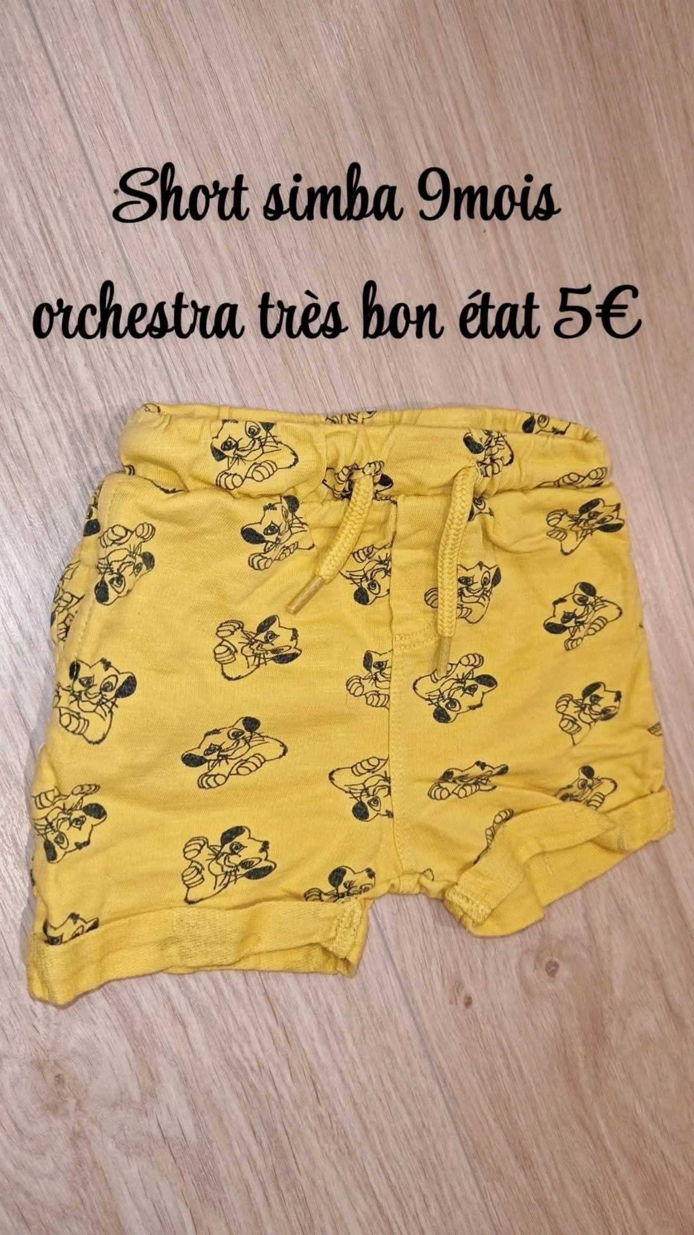 Short simba 9mois orchestra 🌹